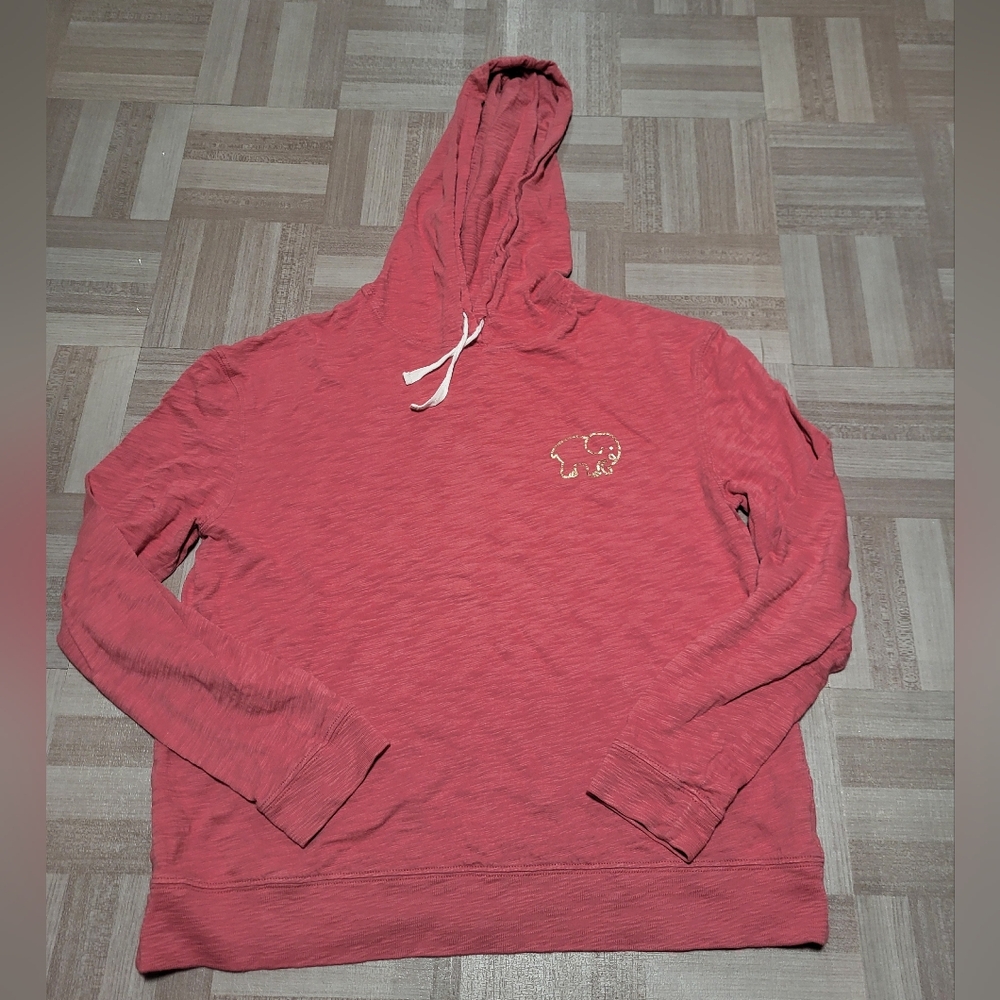 -Ivory Ella muave & gold hoodie tshirt. Small